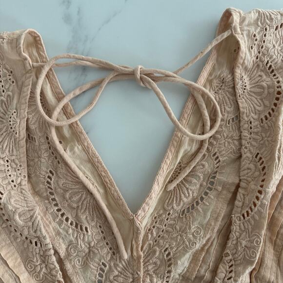 Amuse Society Moonrise Dress in Almond Cream Size Small - Picture 10 of 10